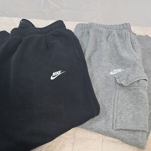 Nike Black and Gray Joggers